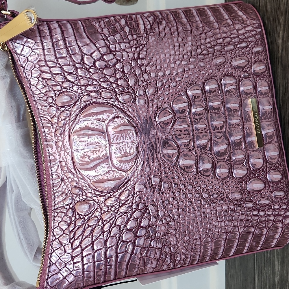 Nwt Brahmin Katie Mulberry Potion Melbourne bag - Picture 3 of 12